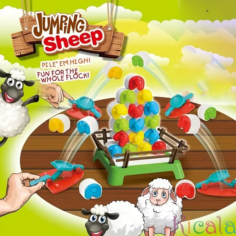 Catapult Sheep Educational Toy  Family Party Interactive Game Hand Eye Coordination Holiday Gift For Kids Montessori Toys