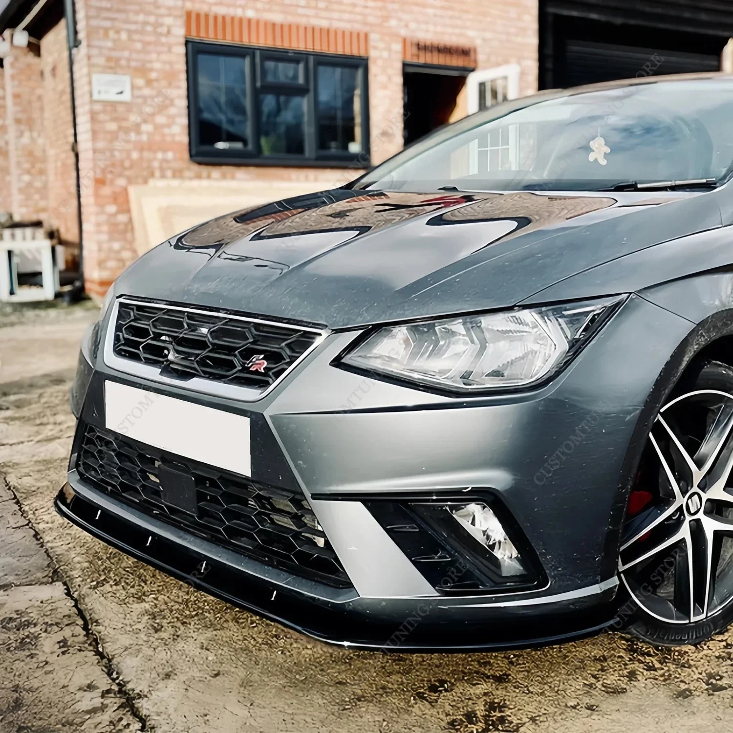 Dla Seat Ibiza MK5 6F FR TSI TDI 2017-2024 Hatchback przedni zderzak spoiler spoiler Splitter dyfuzor modernizacja Bodykits tuning