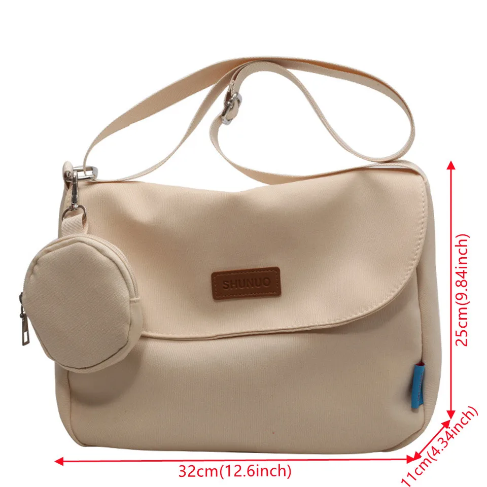 Women Canvas Bag Handbags Crossbody Bag For Woman Shoulder Bag Tote Female Handbags Lady Designer Messenger Bag