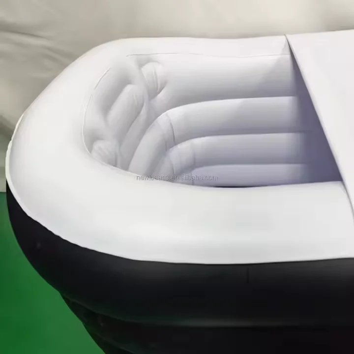 Portable Folding Inflatable Hot Bath Tub Pool for Adults Outdoor Sitting & Soaking Spa