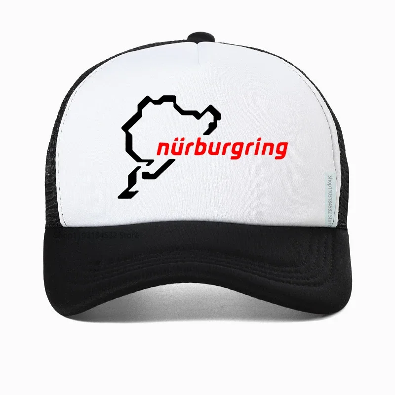 

Car Styling Racing Road Racing Nurburgring hat for men Racing Baseball Cap cool Mesh Breathable Trucker Caps Casquette Gorras