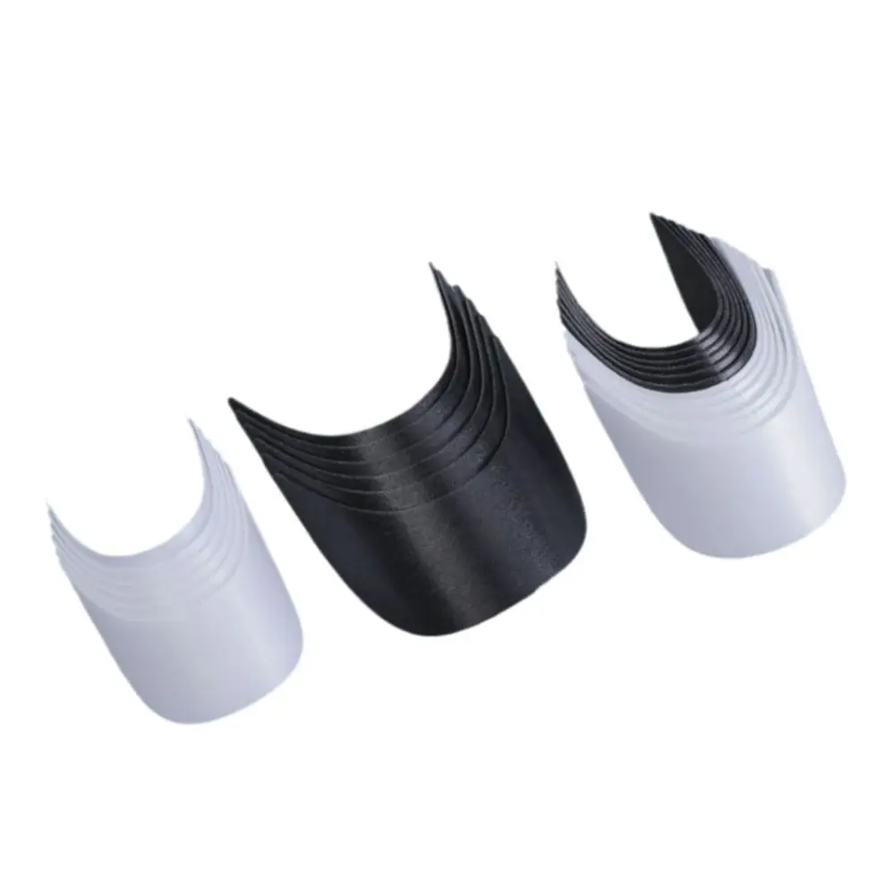 20Pcs DIY Baseball Cap Brim Peaked Removable Plastic Cap Brim Replacement Easy Insert Comfortable To Wear