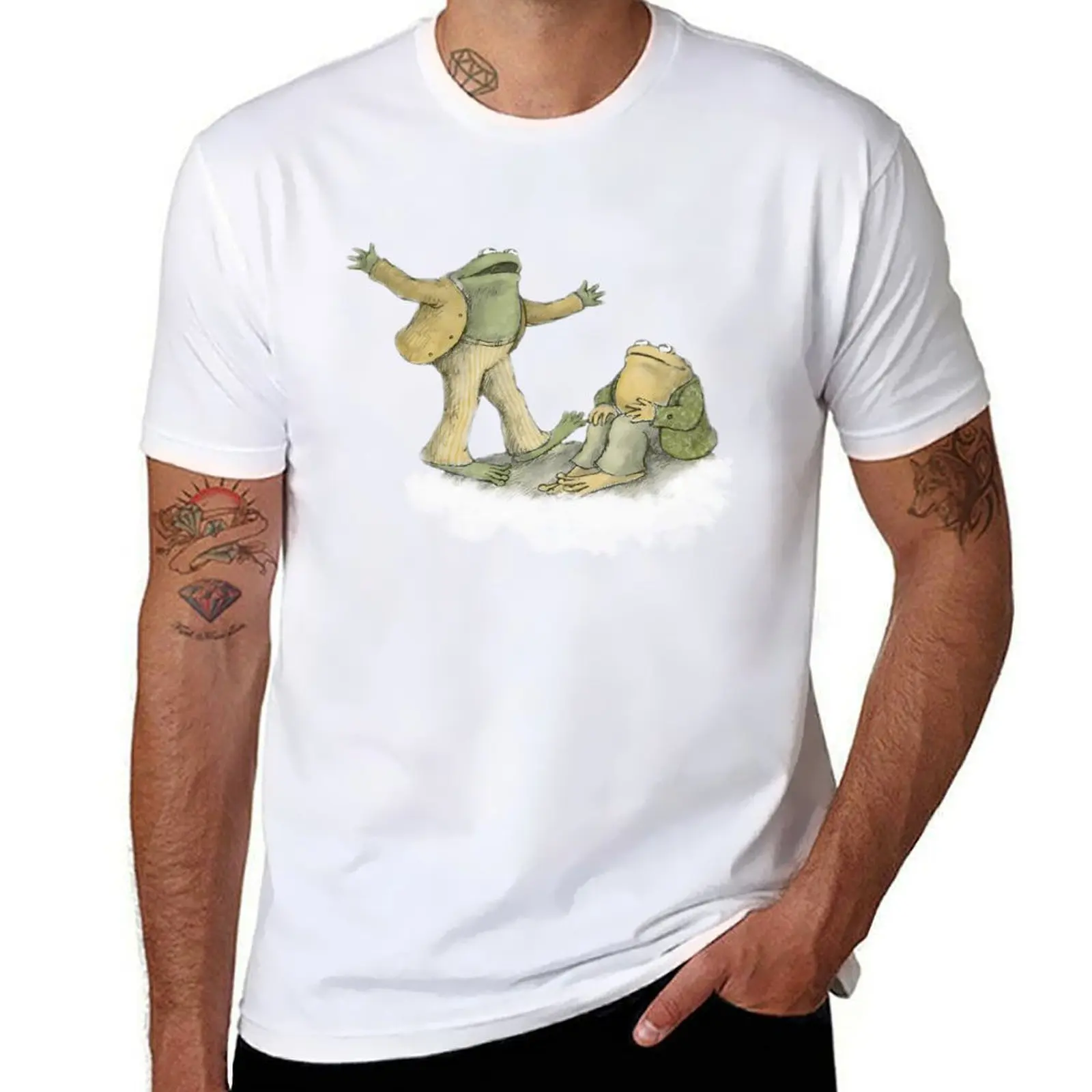 

Frog and Toad T-Shirt t shirt men 100% cotton luxury brand anime t shirts oversize T-Shirt