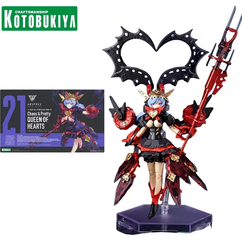 

KOTOBUKIYA, оригинальная аниме-фигурка MEGAMI DEVICE 21, Mobil Chaos & Pretty QUEEN OF HEARTS, экшн-фигурки, игрушки для детей, подарок