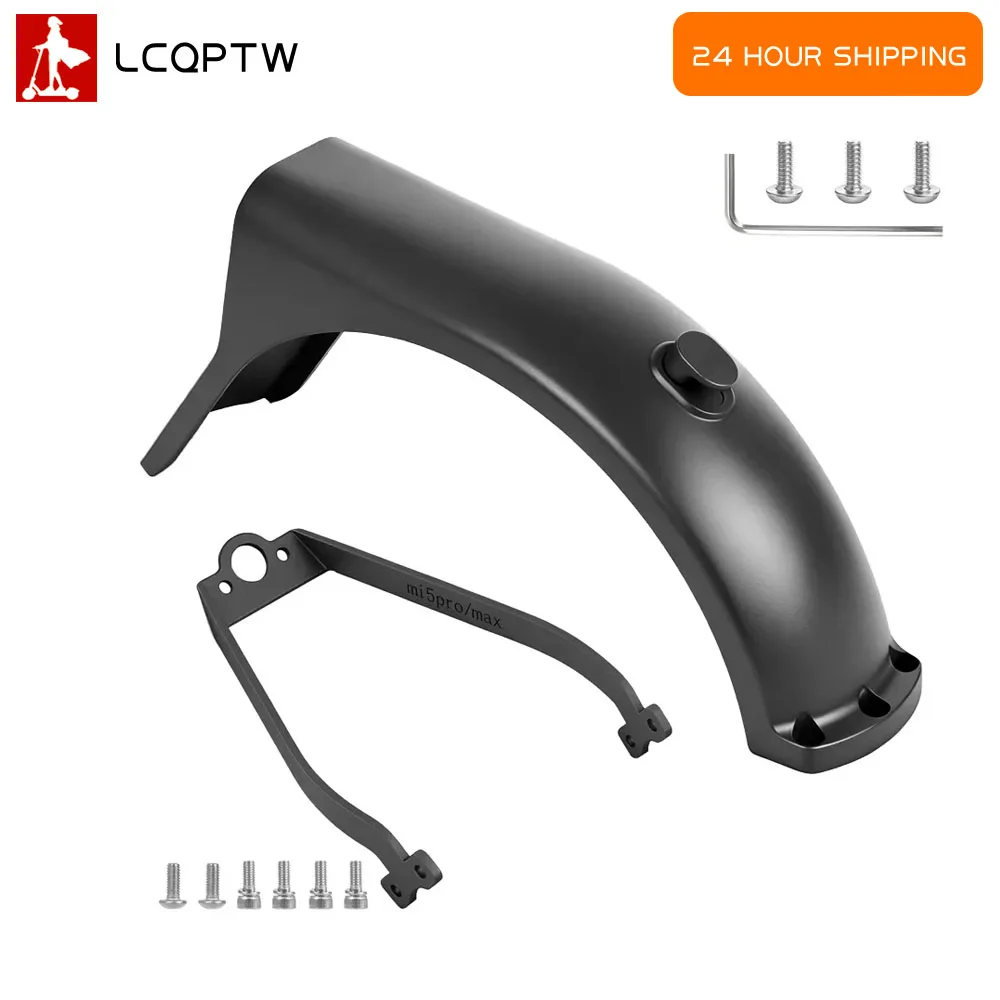 Paralama traseiro para xiaomi 5 pro scooter elétrico traseiro fender suporte lama guarda peças de reparo fender suporte acessórios