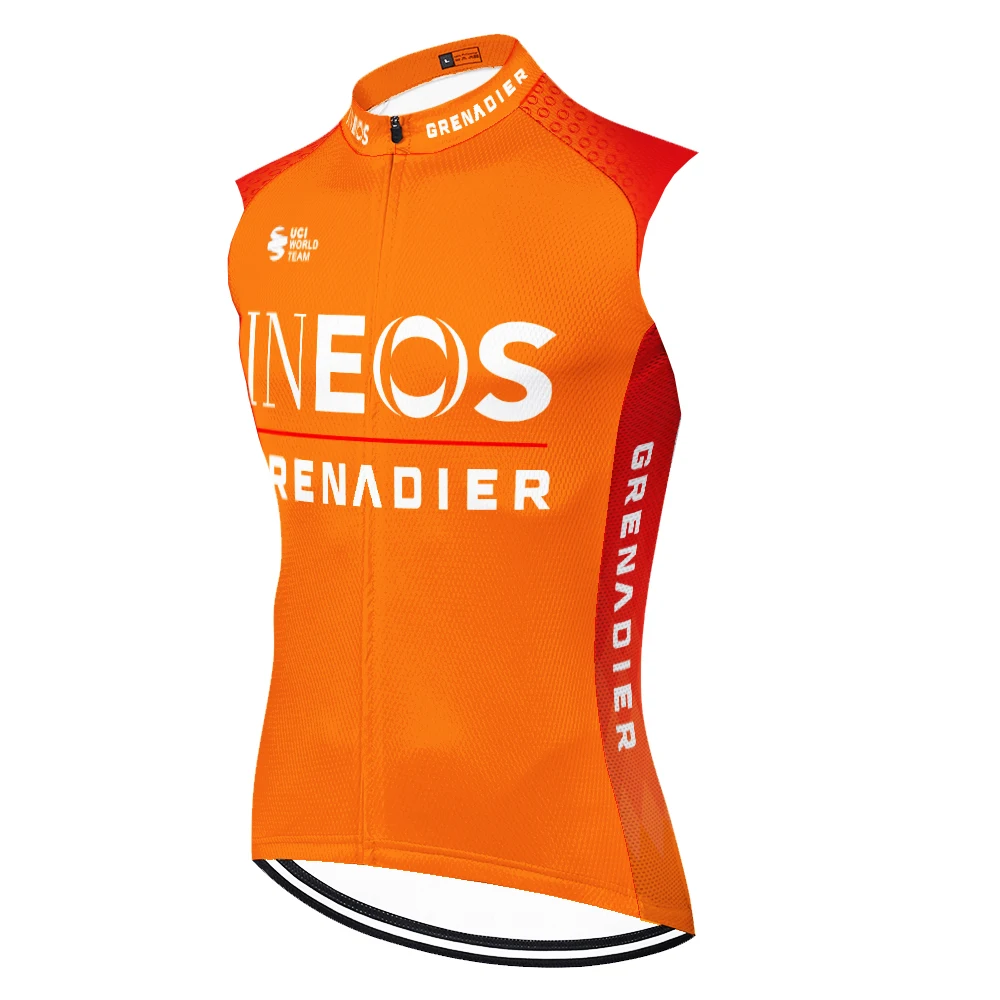 2026 proteam ineos cycling jersey breathable summer sleeveless MTB Ropa Ciclismo grenadier maillot quick dry bike jersey
