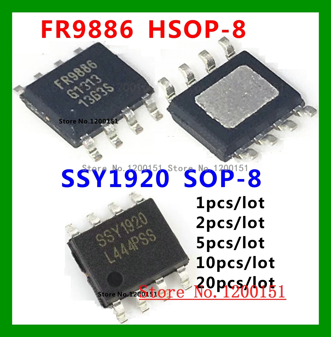 FR9886 SSY1920 HSOP-8 MT2482