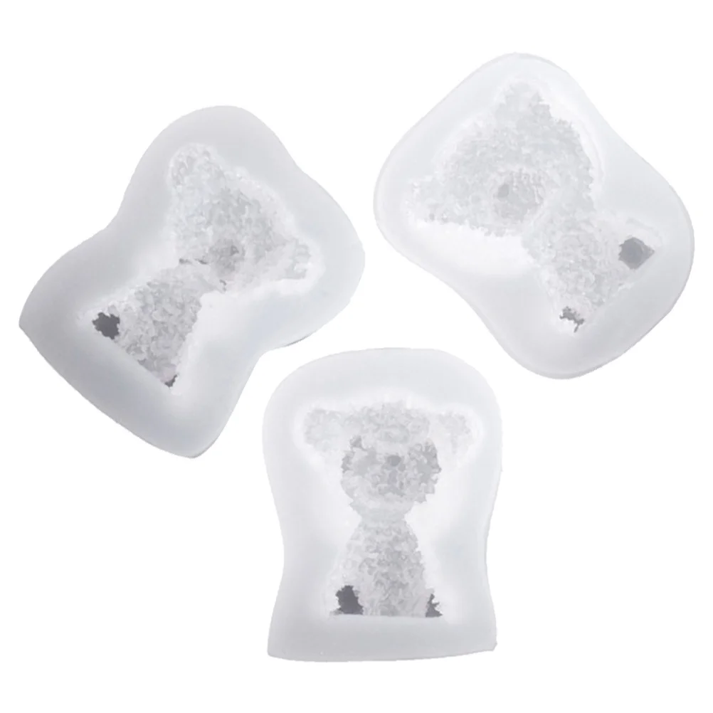 

3Pcs Bear Shape Cake Mold Silicone Baking Molds Creative Baking Tools for Home Use Dessert Cake Moulds Home Bakeware