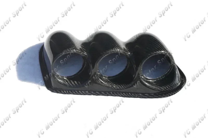 

Car Accessories Carbon Fiber RHD Triple Dash Gauge Pod Fit For 2001-2007 Evolution 7-9 VII VIII IX Triple Dash Gauge Pod
