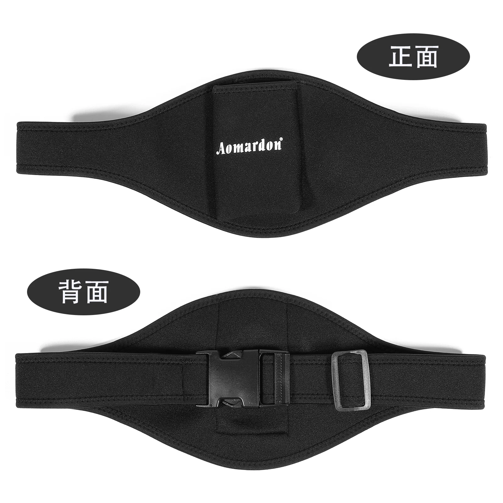 Neoprene Microphone Carrier Pouch Belt Bag Holder Fanny Pack with Anti Dropping Strap