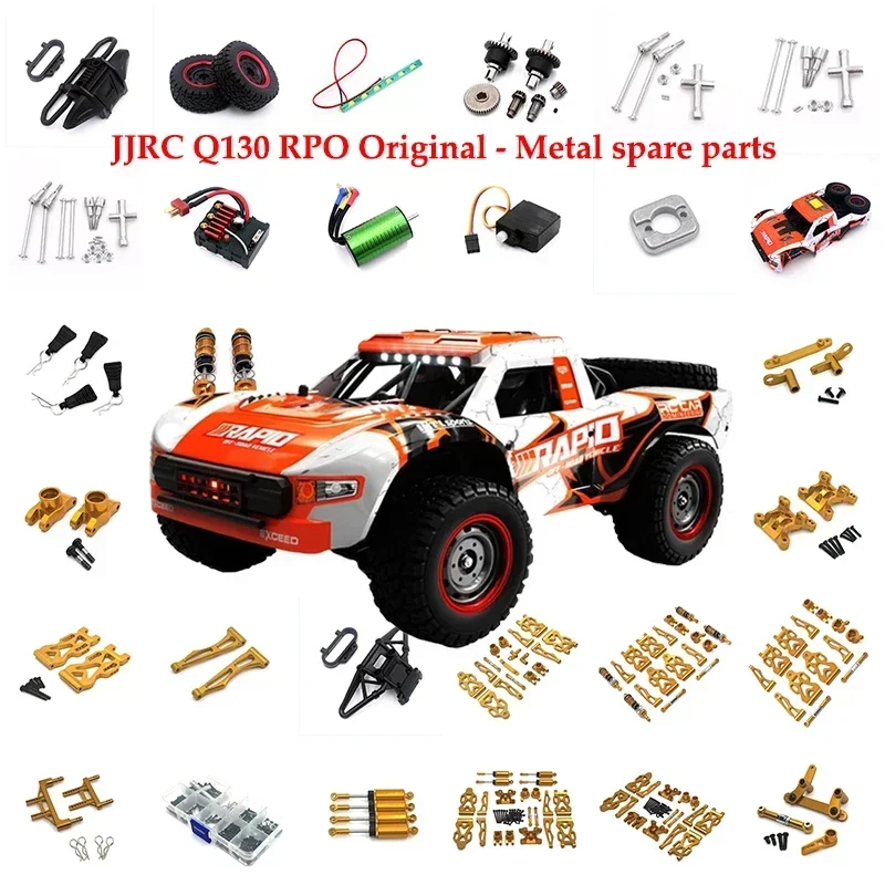 Rc 1/16 Brushless Metal Upgrade Parts Q130 16101 16102 16103 High Speed Racing RC Car Original Spare Parts Receiver Parts Kit