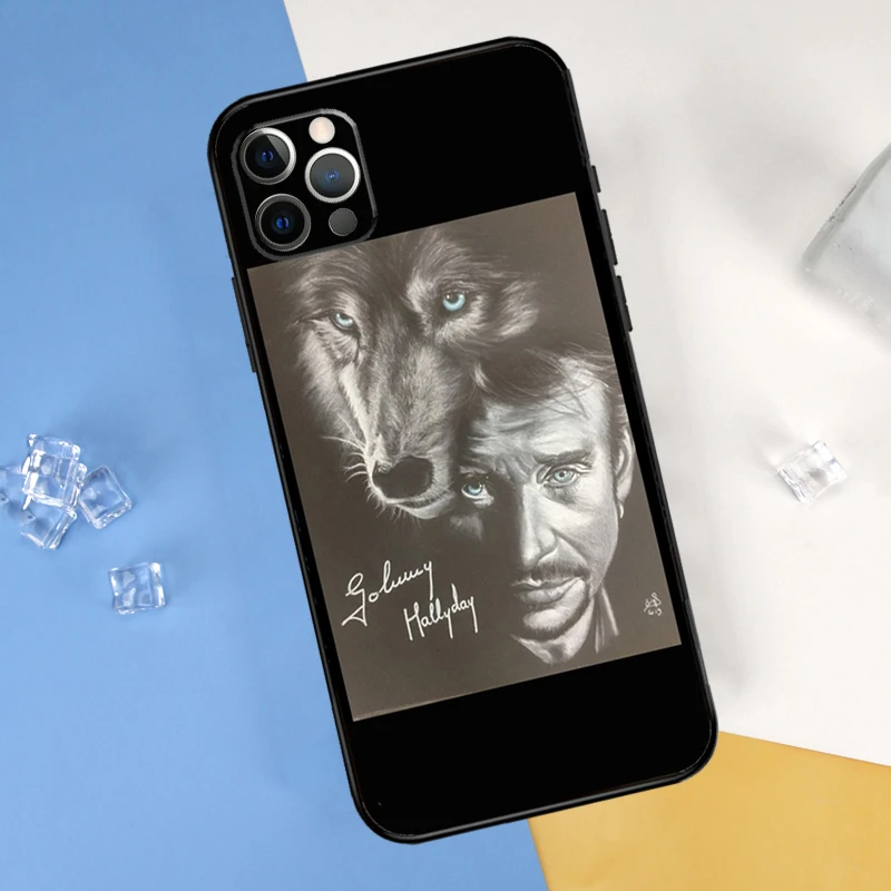 Johnny Hallyday Phone Case For iPhone 16 15 11 12 13 14 Pro Max Mini Cover For iPhone 16 15 X XS Max XR Plus Coque