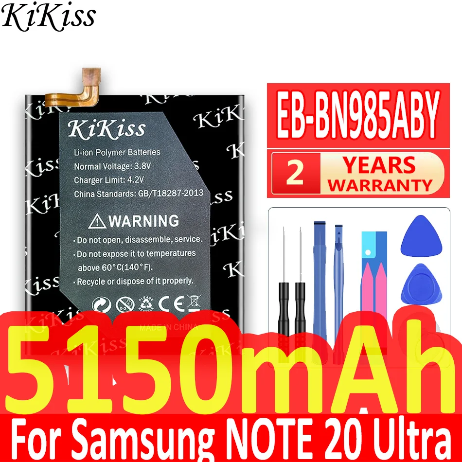 5150mAh KiKiss Powerful Battery EB-BN985ABY for Samsung NOTE 20 Ultra NOTE 20Ultra NOTE20 Ultra