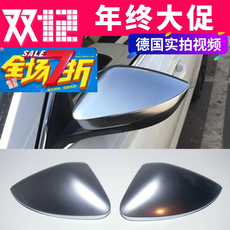 Silver Side Mirror Cover for Skoda Superb A7 Cap 2016 2017 2018 2019 matte chrome satin replace Pair