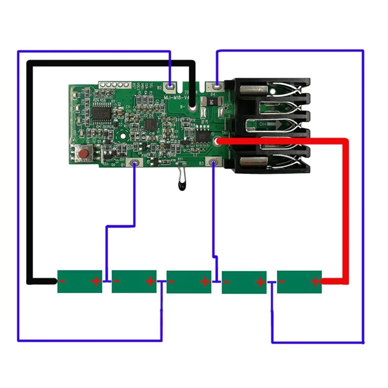 New-A47Q-For M18 PCB Charging Protection Circuit Board For Milwaukee 18V 3Ah 4Ah 5Ah 6Ah Li-Ion Battery PCB Board Motherboard