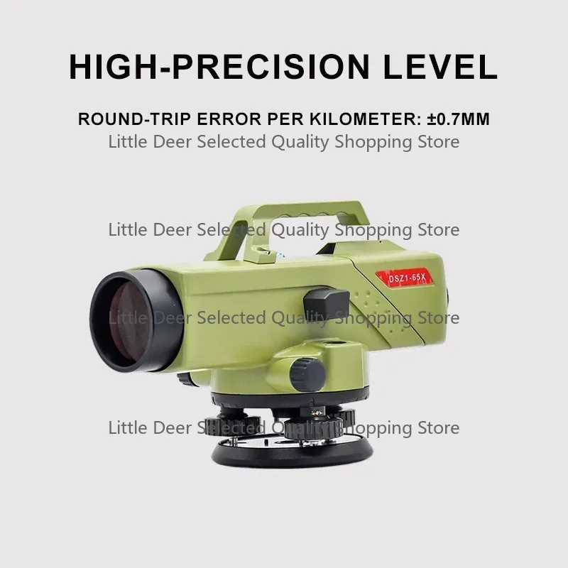 High Precision 65X Self-Leveling Optical Auto Level 1-Year Warranty With Accessories