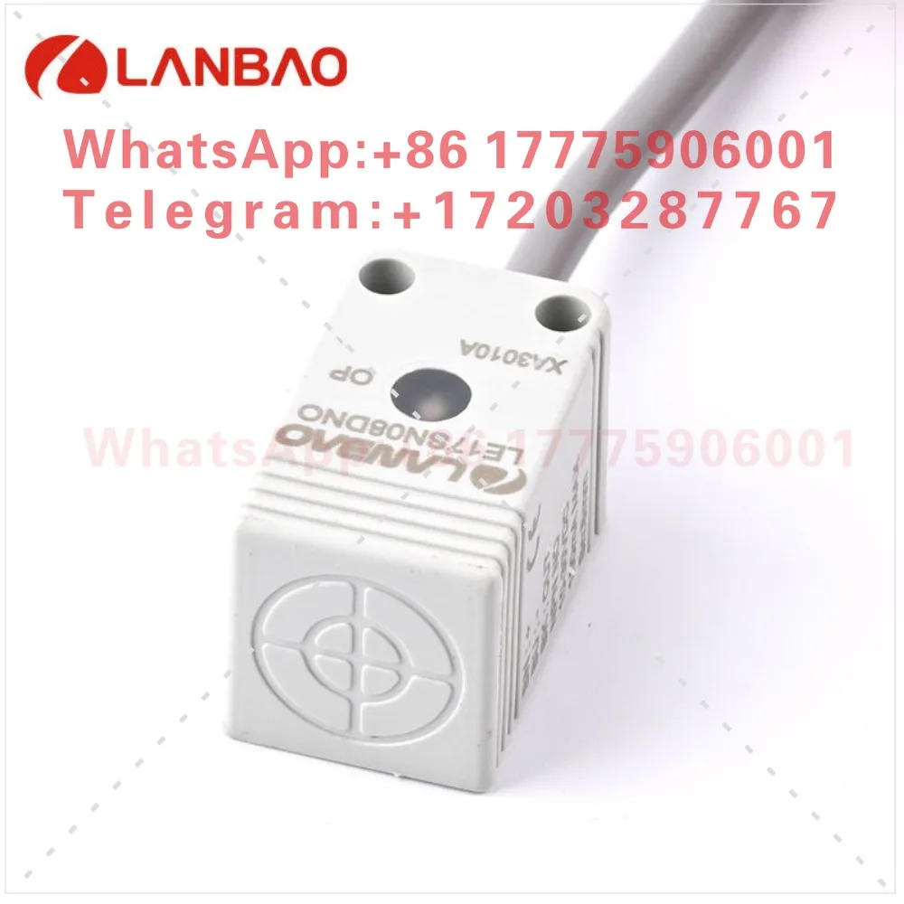 Shanghai Lanbao LE17SF05DNO inductive sensor three-wire embedded 5mm plastic square proximity switch