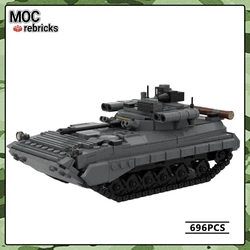 Military Vehicle Series BMP-2M Tank MOC Building Block DIY Model Puzzle Originality Collection Experts Brick Toys Xmas for Gifts