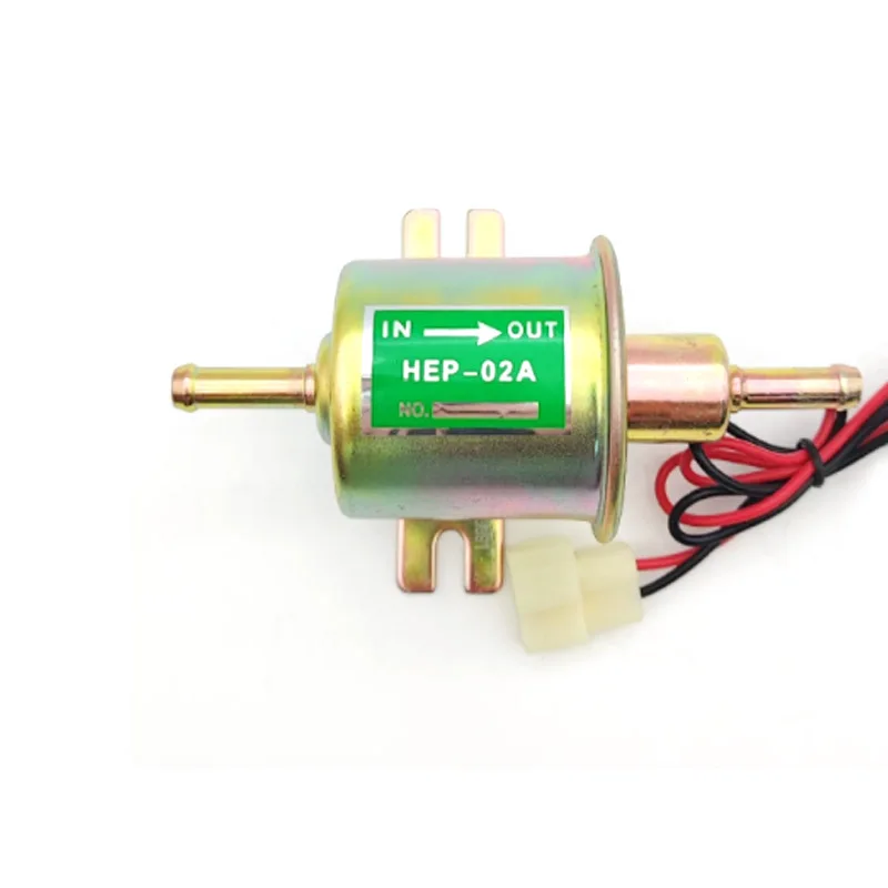 

12V 24V High Quality Low Pressure Universal Diesel Petrol Gasoline Electric Fuel Pump HEP-02A For Car Motorcycle