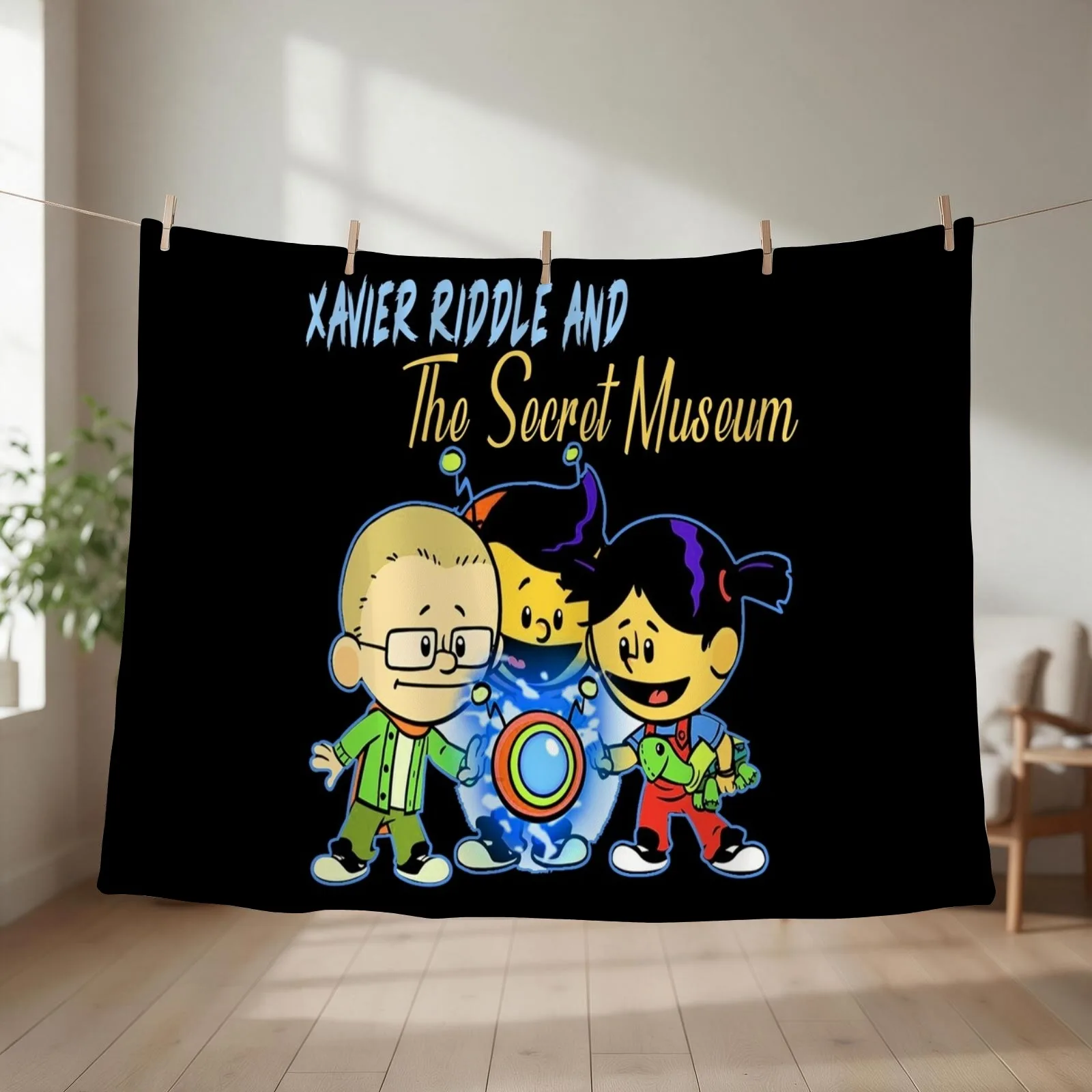 Xavier Riddle and the Secret Museum charactersi am wilma rudolphi am rosa parks costume Throw Blanket