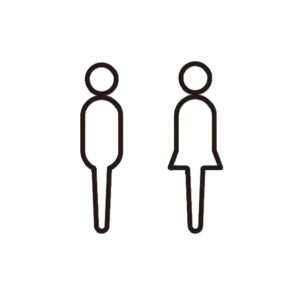 Multi-Style Restroom Signage Toilets Signboard Bathroom Door Plate Acrylic Public Toilet Sign Wholesalesignboardhotel Mall Plate