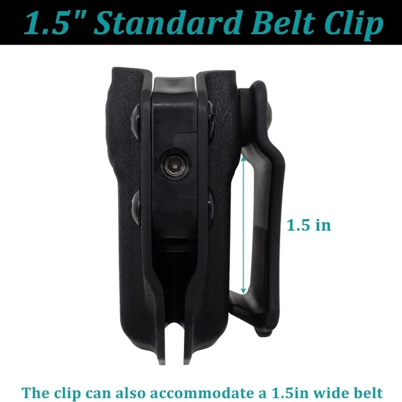 1/2Pcs Universal Magazine Holster 9/40mm Adjustable Right&Left Magazine Pouch Tactical Waist for Glock CZ S&W SIG P365 ﻿ - view 5