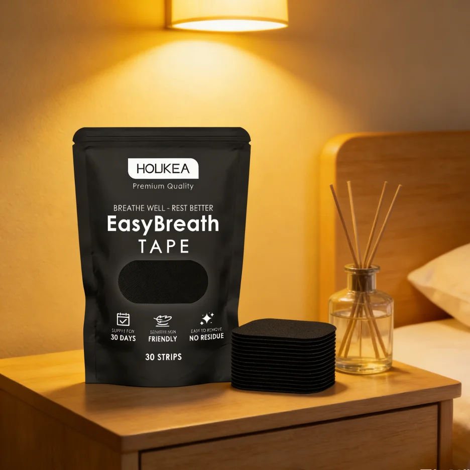 Sleeping Mouth Tape Anti Snoring Reducing Lip Dryness Calming Relaxing Nerve Improvment Sleep Moisturizing Easy Breathing Strips