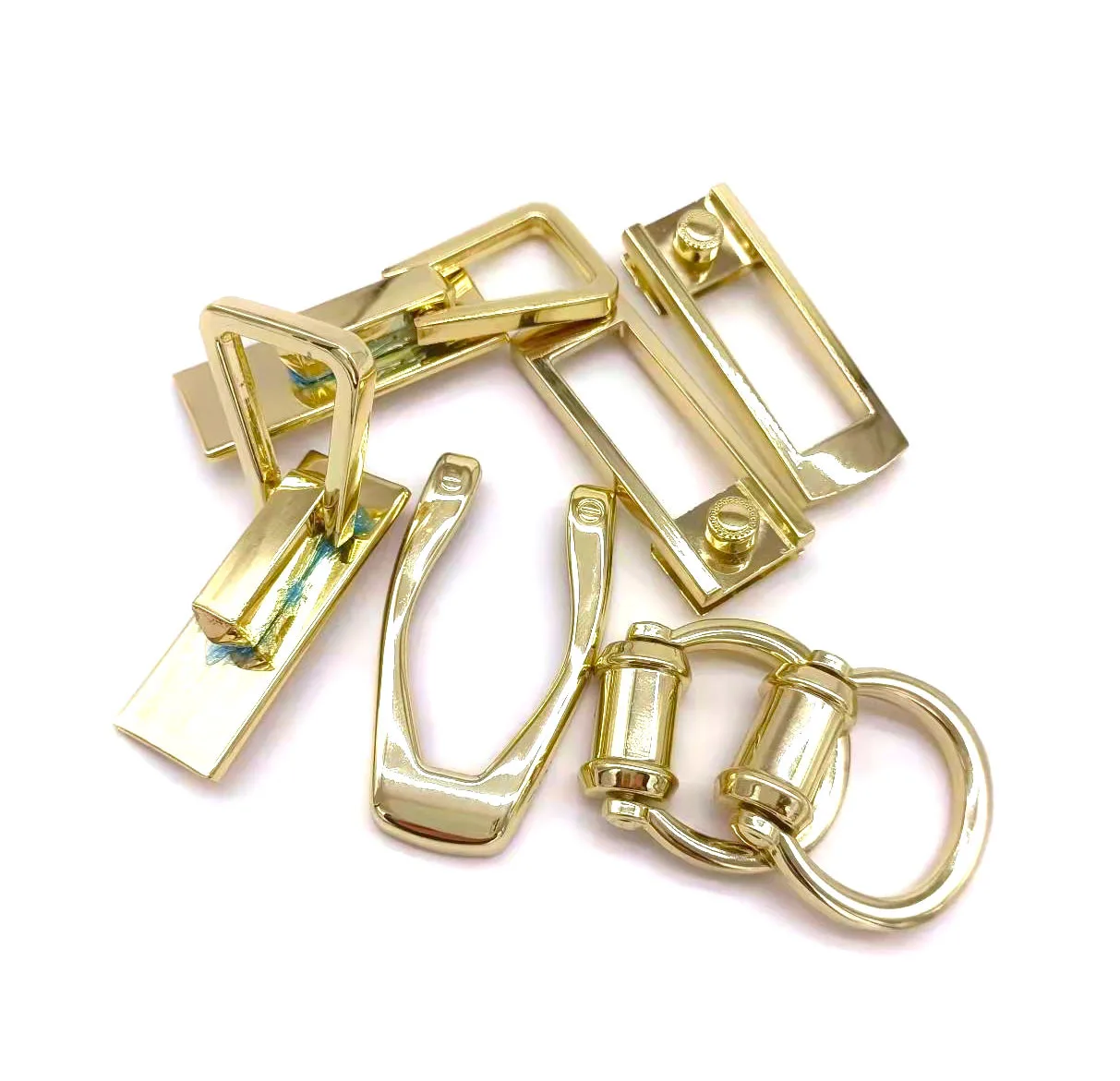 

Handbag Cap Clasp Square Metal Buckle Bag Strap Handles Connector HandBag Hanger DIY Hardware Accessories