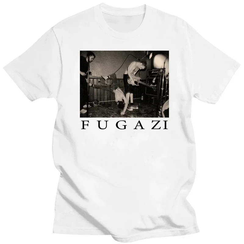 heavyweight New FUGAZI PUNK ROCK T SHIRT MENS Size XL Men T-Shirt sweatshirt Lowest Price 100 % Cotton Short Sleeve Tops top tee