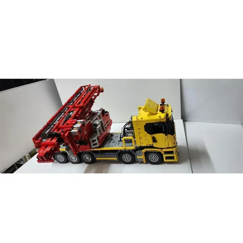 MOC-129176 City High Speed Bridge R 770 Bridge Inspection Vehicle Assembly Block Model • 4871 Parts Children's Birthday Gift Toy