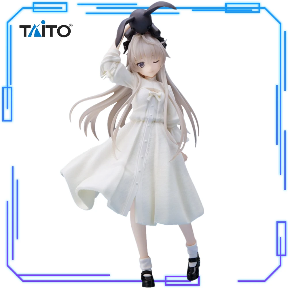 

In Stock Taito Genuine Original Yosuga No Sora Kasugano Sora Coreful Figure Osumashi Ver 18cm Toy Figures Collections Model Gift