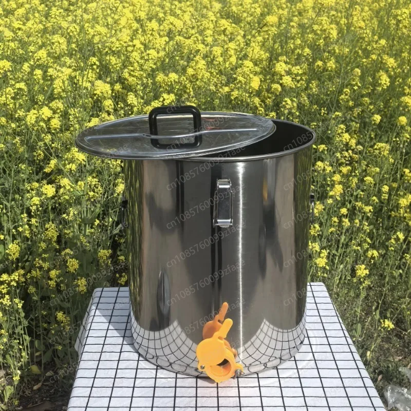 Stainless steel honey storage bucket 50L/120L capacity