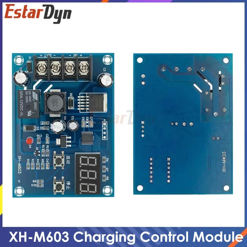 XH-M603 Charging Control Module Digital LED Display Storage Lithium Battery Charger Control Switch Protection Board 12-24V