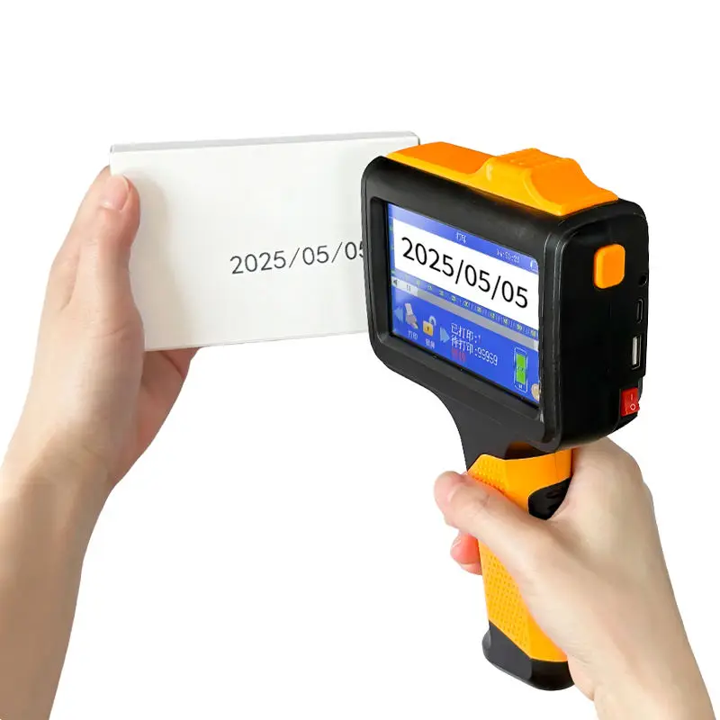 Mesin Printer Label Portabel 12.7MM Murah untuk Kartu Plastik ID PVC Printer Inkjet Manual