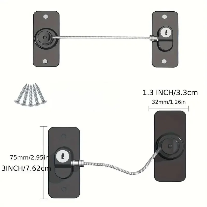 Детская безопасность, замок для окон, многофункциональный ограничитель защиты от падения, вращающиеся замки для шкафа, холодильника, защита дома