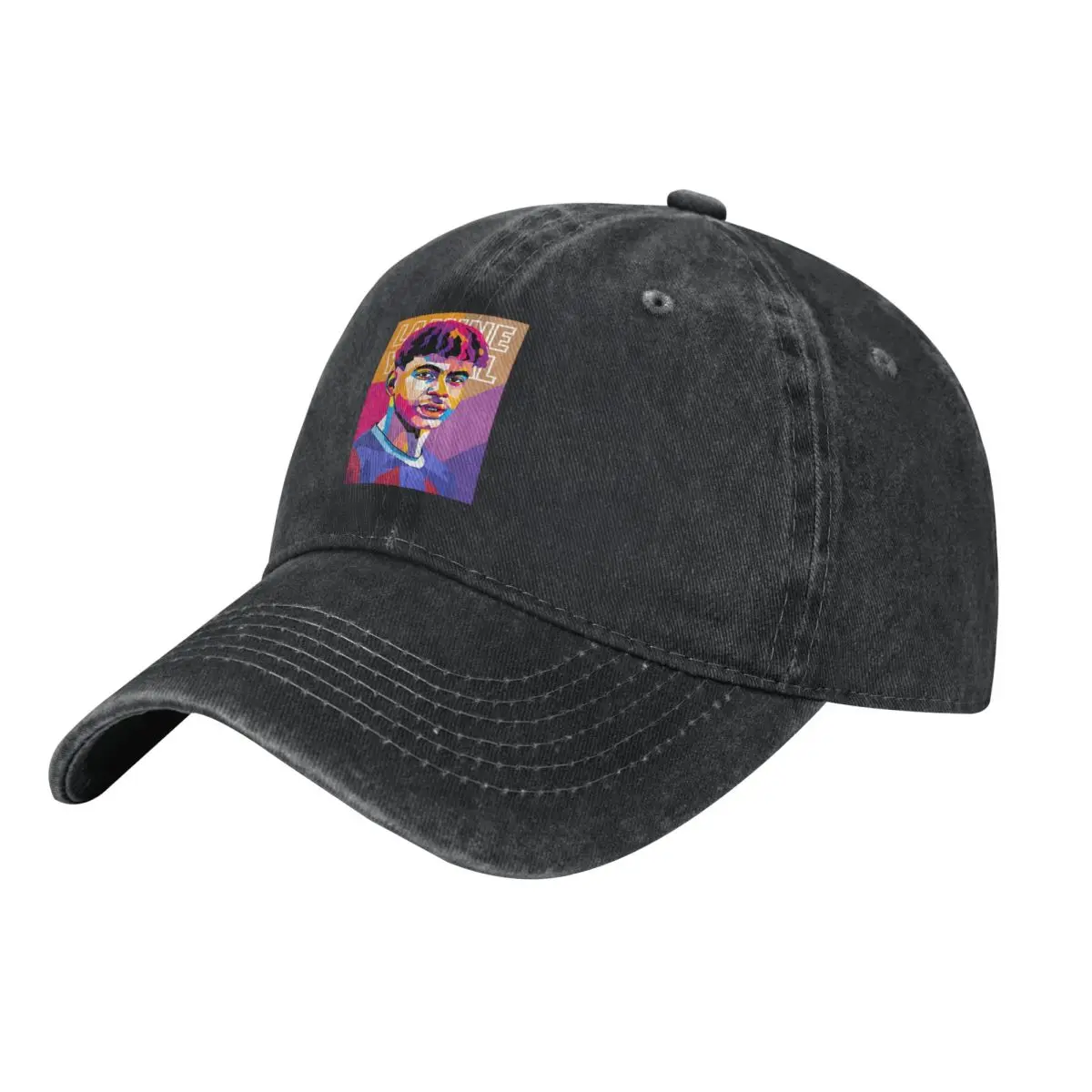 Washed Men's Baseball Cap In WPAP Style Trucker Snapback Caps Dad Hat Lamine Yamal Golf Hats tops fugees graphic gorras Hat