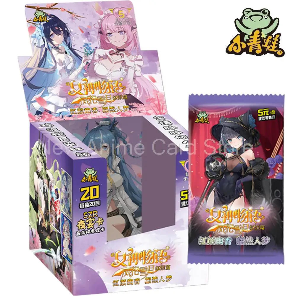 

2024 Goddesses Stories Cards NS-5M08 Anime Girl Feast Swimsuit Women Booster PR Game Card Kids Table Toys Family Birthday Gifts