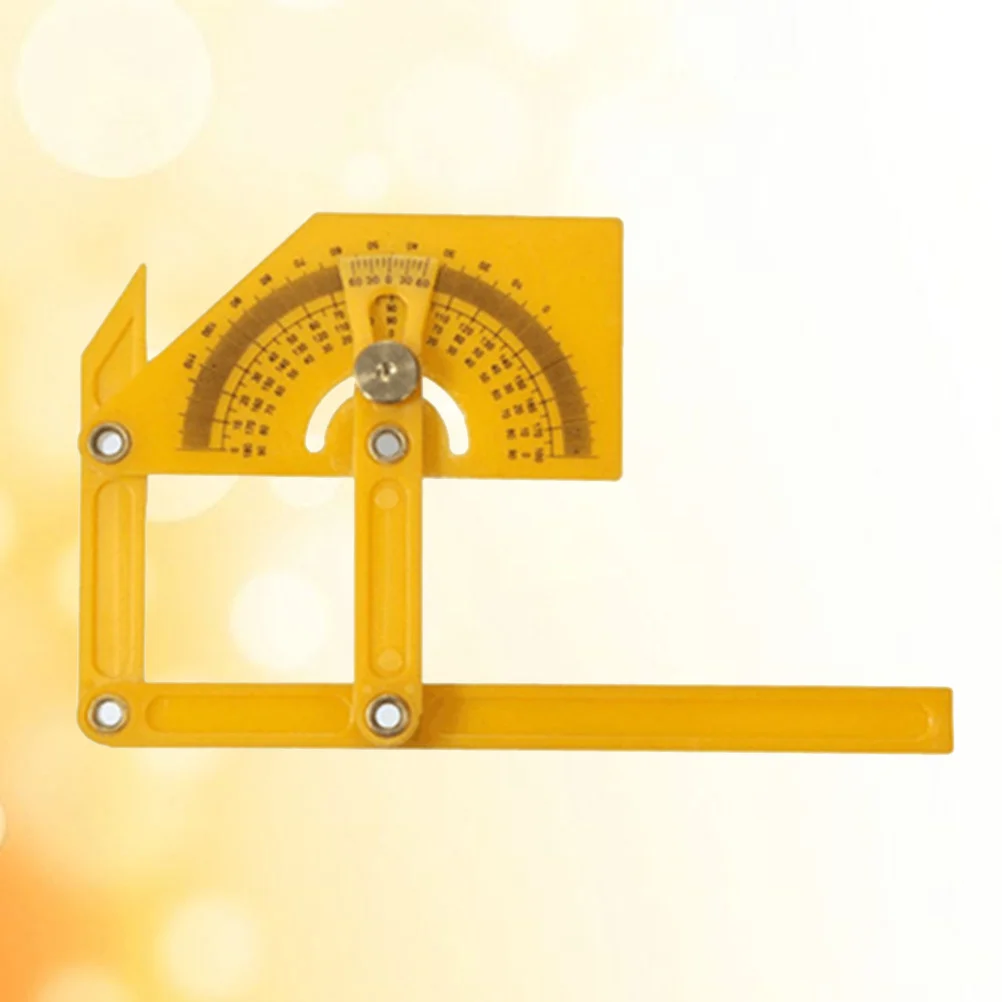 

Protractor Wood Working Ruler Angle Finder 0-180 Degree Measuring Tool For Construction Cabinet Carpentry Instruments