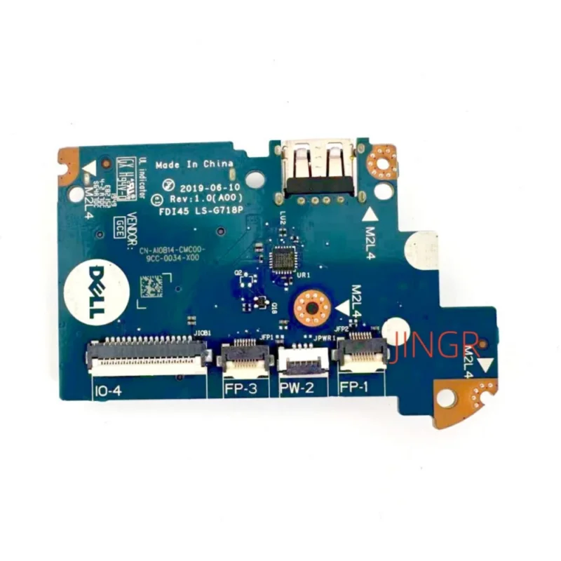 New  For Dell Inspiron 5593 5493 3401 3501 USB card Board SD Card  LS-G718P