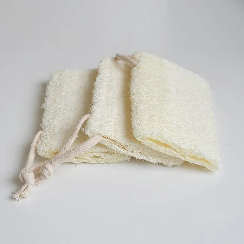 1PC Organic Loofahs Loofah Spa Exfoliating Scrubber natural Luffa Body Wash Sponge Remove Dead Skin Made Soap