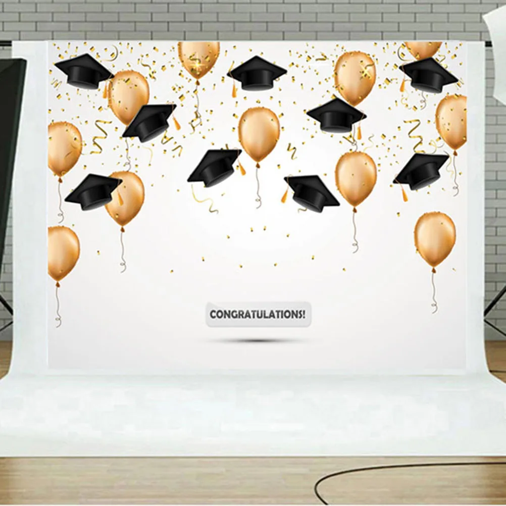 

90x150cm Graduation Season Backdrop Premium Vinyl 3D Photo Background for Studio Photography Graduation Backdrop