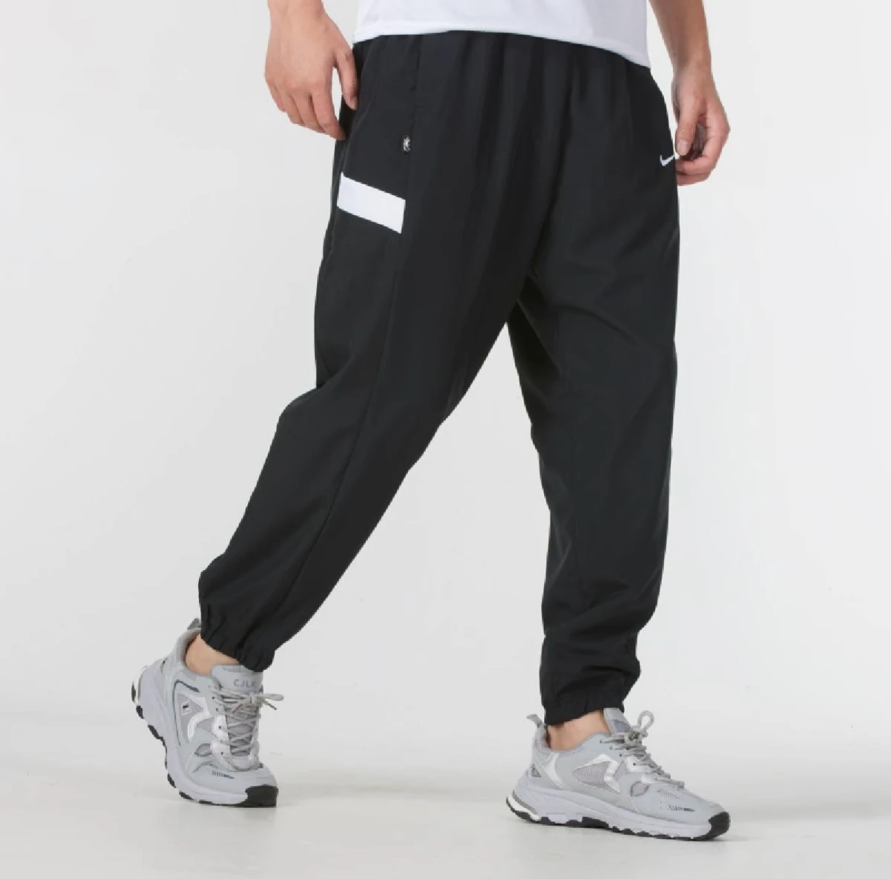 

Nike Icon Sport Lightweight Breathable Loose Comfortable Basketball Casual Pants Men's Black/White FZ0251-010