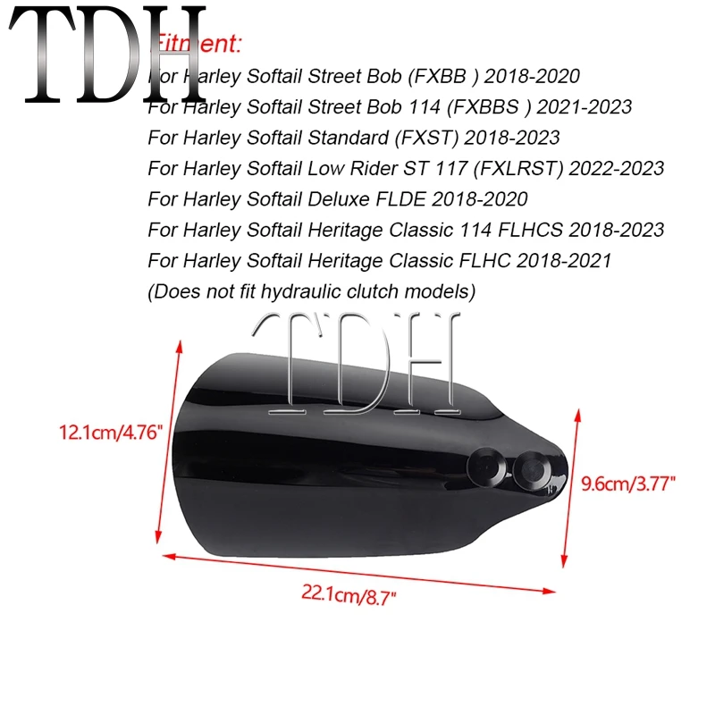 Handguards Motorcycle Hand Guard For Harley Softail Street Bob FXBB Heritage Classic FLHC Standard Low Rider ST 117 Deluxe FLDE