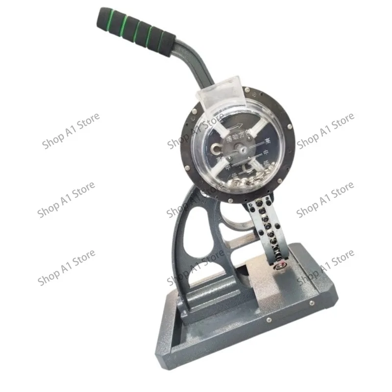 10mm semi-automatic buckle manganese steel buttonhole penetration strong tarpaulin knife scraping cornhole buckle machine