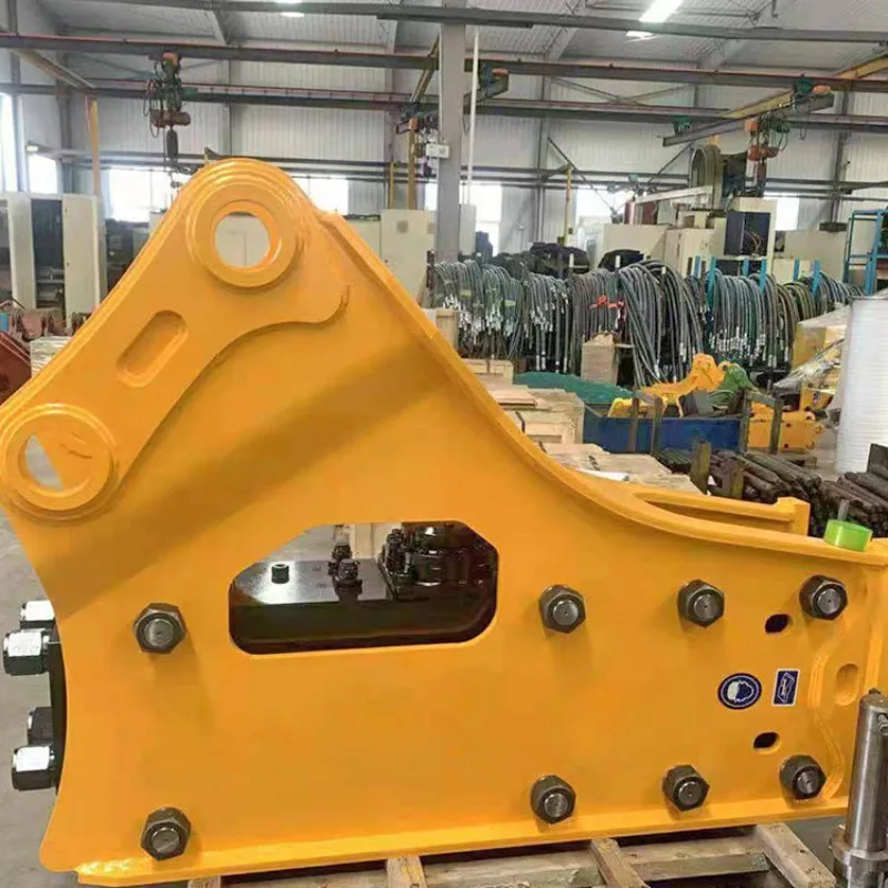 Triangular right angle breaker, hydraulic rock breaker