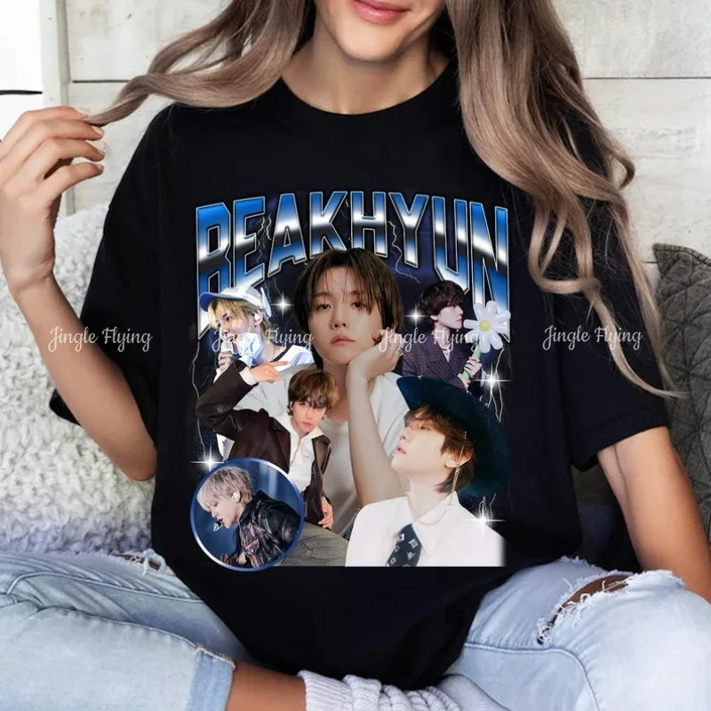 Ограниченная поп-рубашка Baekhyun Reverie Tour 2025, подарок для женщин и мужчин, футболка унисекс Ограниченная поп-рубашка Baekhyun Reverie Tour 2025, подарок для женщин и мужчин, футболка унисекс