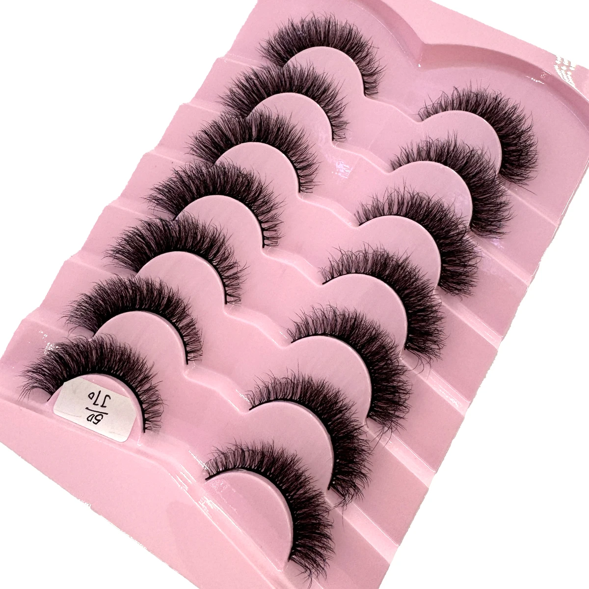 HBZGTLAD 7 Paar Wimpern 3D Nerzwimpern Dick & Flauschig Weiche Wimpernverlängerung Natürliche Falsche Wimpern Make-up Nerzwimpern – Detail 13