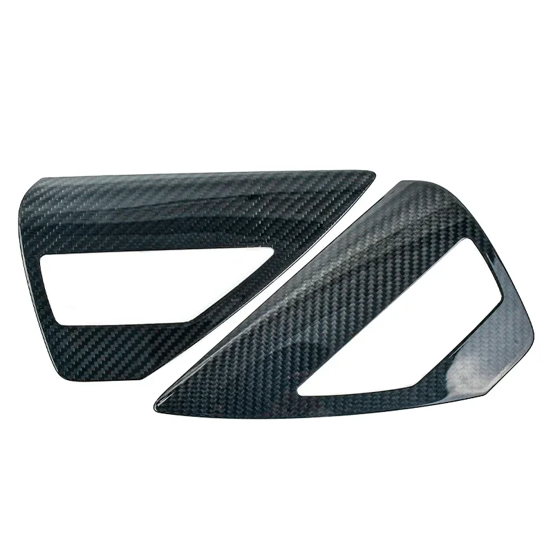 For Tesla Model Y 2020+ Model 3 2017-2022 Real Carbon Fiber Charging Port Panel Trim Cover Car Retrofitting Accessories Sticker