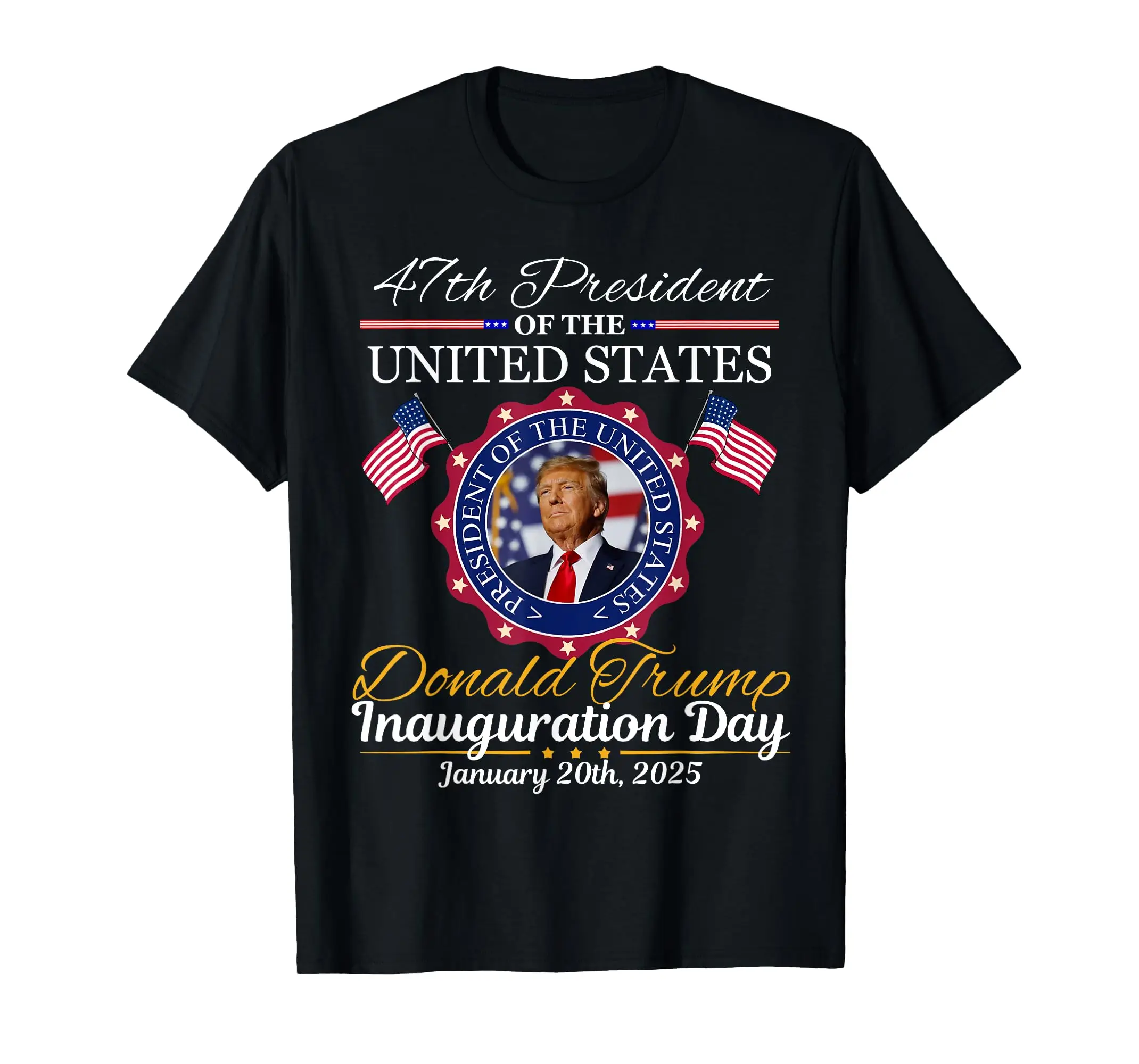 trump inauguration day 2025 shirt trump 2025 47 th president T-Shirt