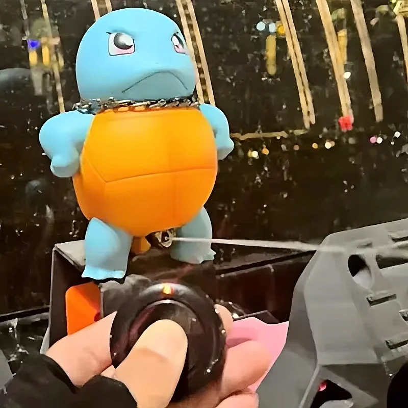 Popular Toys Anime Pokemon Squirtle Will Spray Water Jenny Turtle Car Accessories Spray Water Big Size Proud And Cute Model Toy